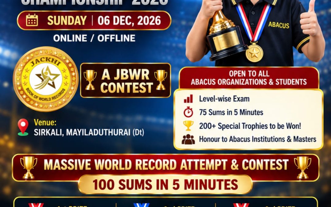 3rd Abacus Championship 2026