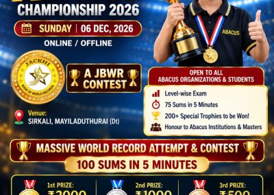 3rd Abacus Championship 2026